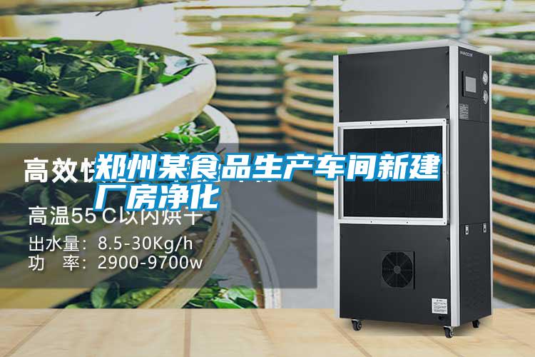 鄭州某食品生產(chǎn)車(chē)間新建廠房?jī)艋?/></p>
						    <p style=