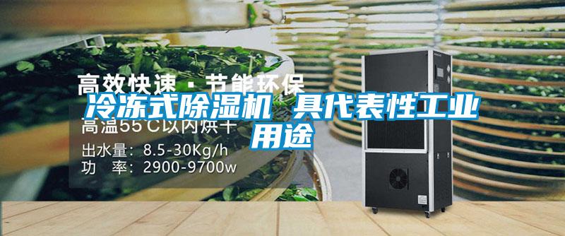 冷凍式除濕機(jī) 具代表性工業(yè)用途