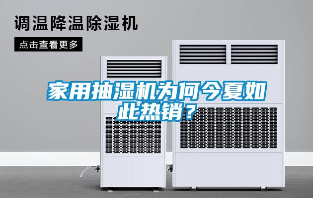 家用抽濕機為何今夏如此熱銷？