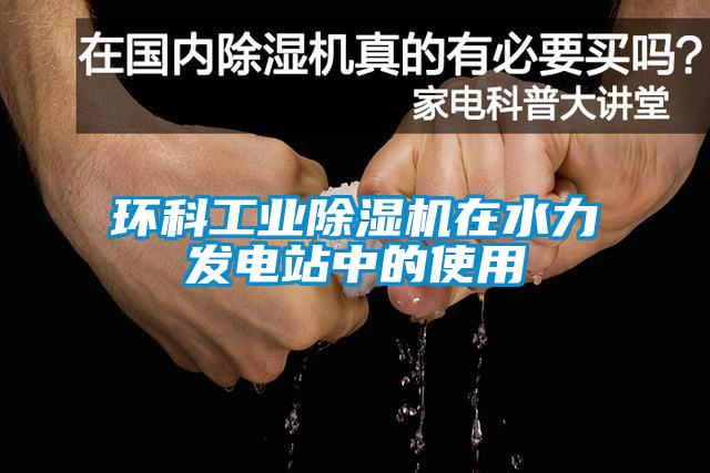 環(huán)科工業(yè)除濕機(jī)在水力發(fā)電站中的使用