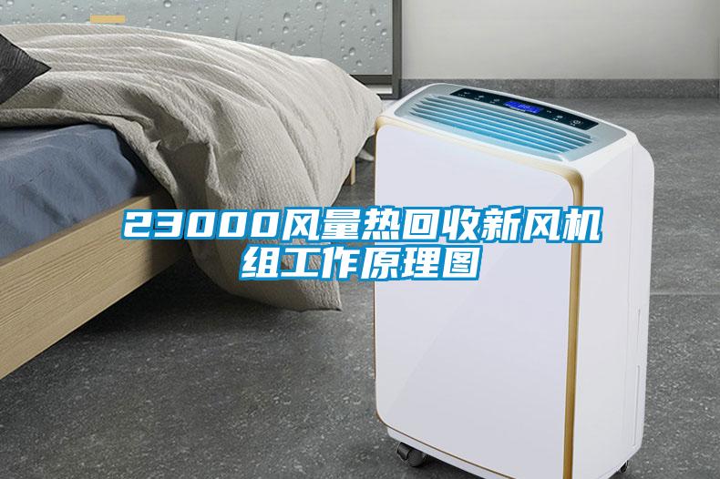 23000風(fēng)量熱回收新風(fēng)機(jī)組工作原理圖