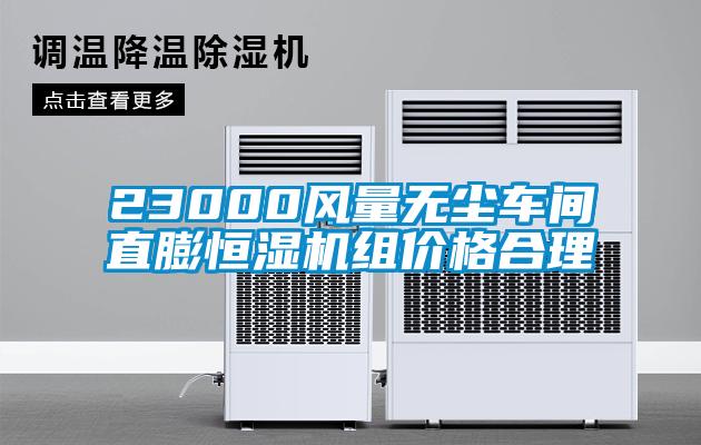 23000風(fēng)量無塵車間直膨恒濕機(jī)組價格合理