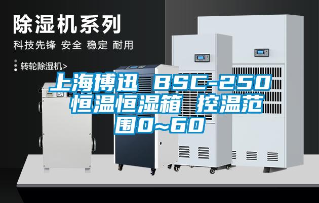 上海博迅 BSC-250 恒溫恒濕箱 控溫范圍0~60℃