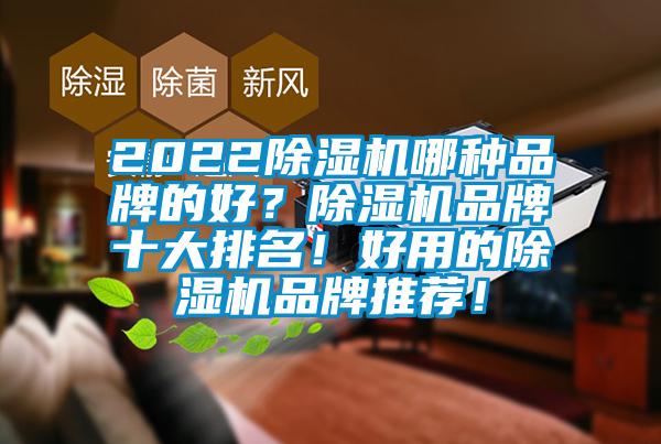 2022除濕機哪種品牌的好？除濕機品牌十大排名！好用的除濕機品牌推薦！