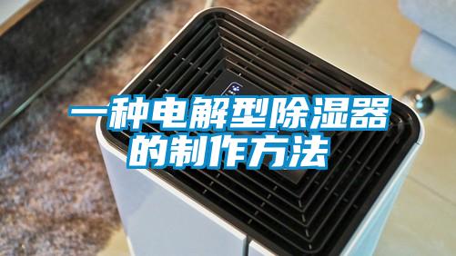 一種電解型除濕器的制作方法