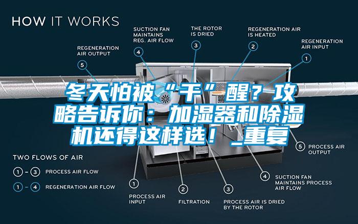 冬天怕被“干”醒？攻略告訴你：加濕器和除濕機(jī)還得這樣選！_重復(fù)