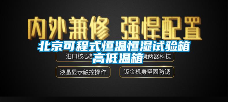 北京可程式恒溫恒濕試驗(yàn)箱 高低溫箱