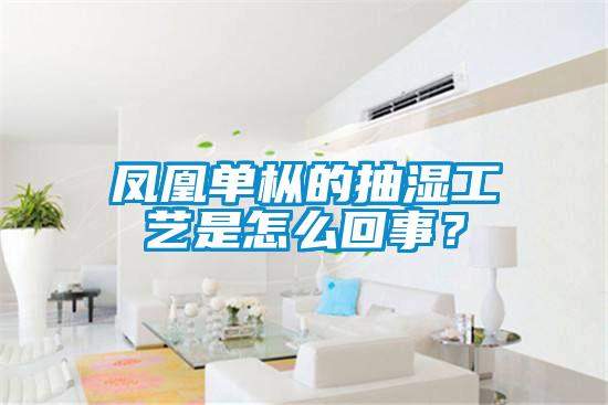 鳳凰單樅的抽濕工藝是怎么回事？