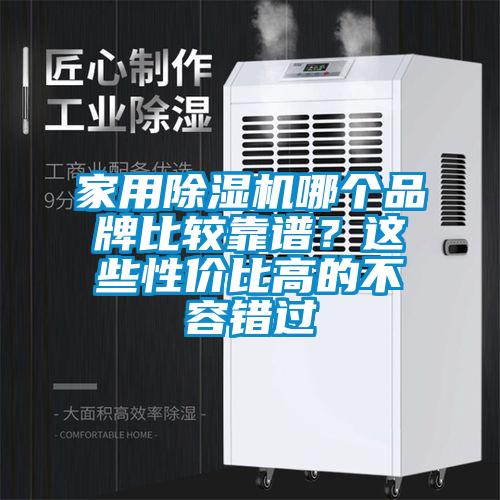 家用除濕機哪個品牌比較靠譜？這些性價比高的不容錯過