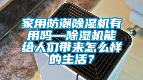 家用防潮除濕機有用嗎—除濕機能給人們帶來怎么樣的生活？