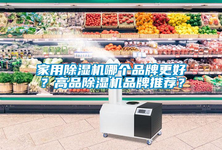 家用除濕機哪個品牌更好？高品除濕機品牌推薦？