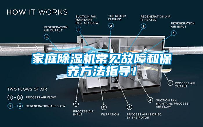 家庭除濕機(jī)常見故障和保養(yǎng)方法指導(dǎo)！