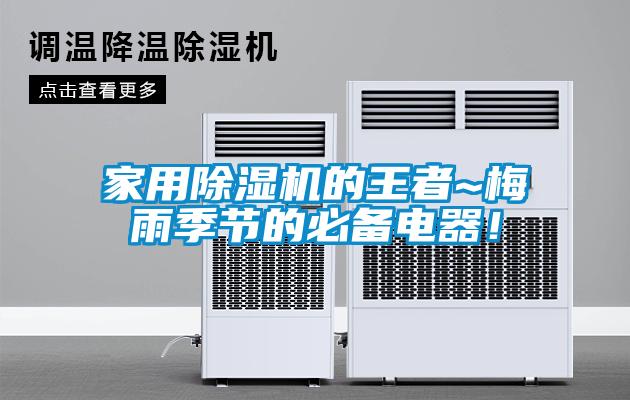 家用除濕機的王者~梅雨季節(jié)的必備電器！