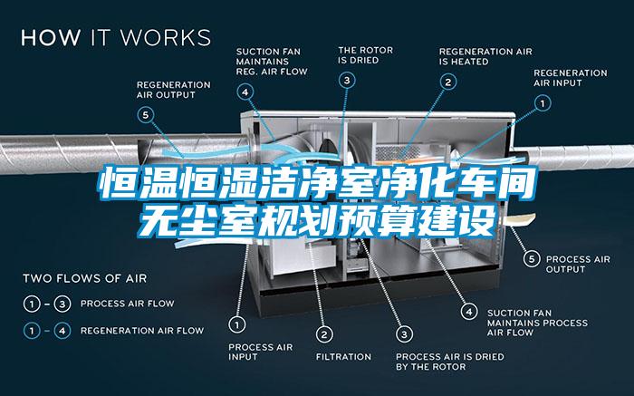 恒溫恒濕潔凈室凈化車間無塵室規(guī)劃預(yù)算建設(shè)