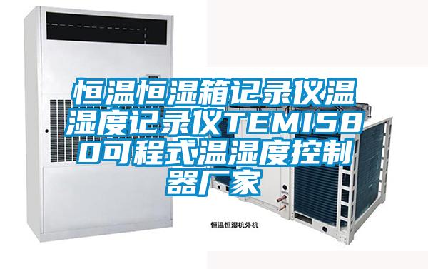 恒溫恒濕箱記錄儀溫濕度記錄儀TEMI580可程式溫濕度控制器廠家