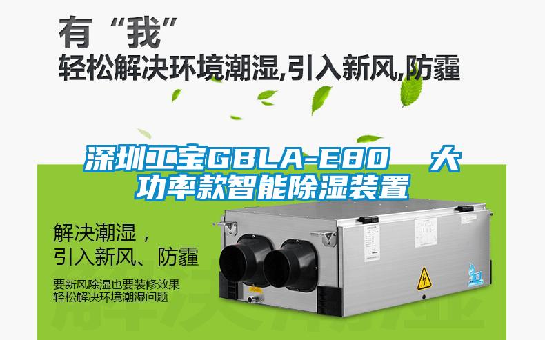 深圳工寶GBLA-E80  大功率款智能除濕裝置