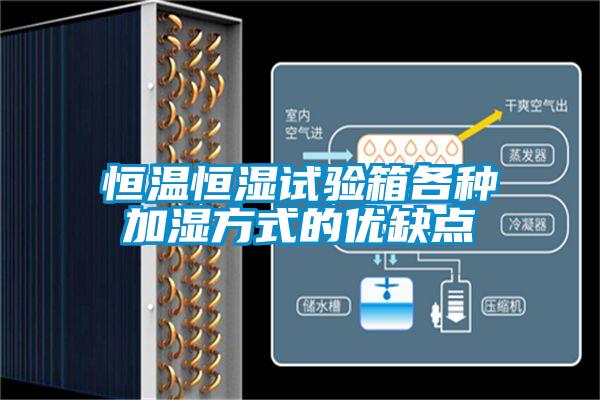 恒溫恒濕試驗(yàn)箱各種加濕方式的優(yōu)缺點(diǎn)