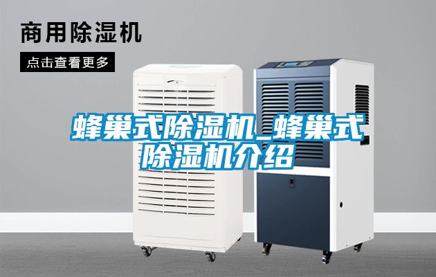 蜂巢式除濕機_蜂巢式除濕機介紹