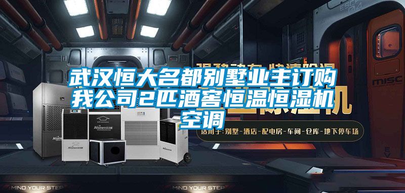 武漢恒大名都別墅業(yè)主訂購我公司2匹酒窖恒溫恒濕機空調(diào)