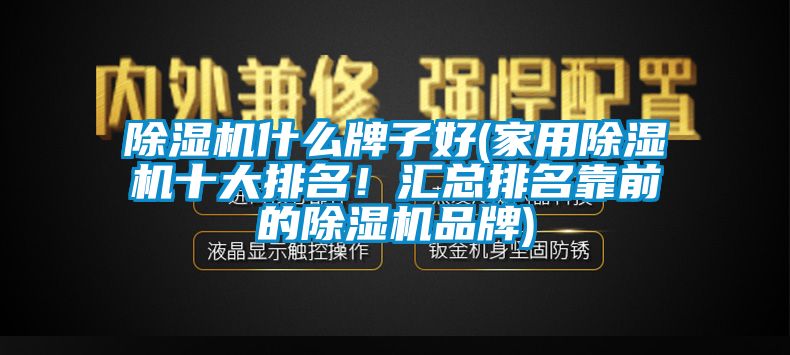 除濕機(jī)什么牌子好(家用除濕機(jī)十大排名！匯總排名靠前的除濕機(jī)品牌)