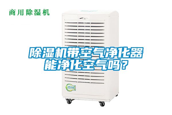 除濕機帶空氣凈化器能凈化空氣嗎？