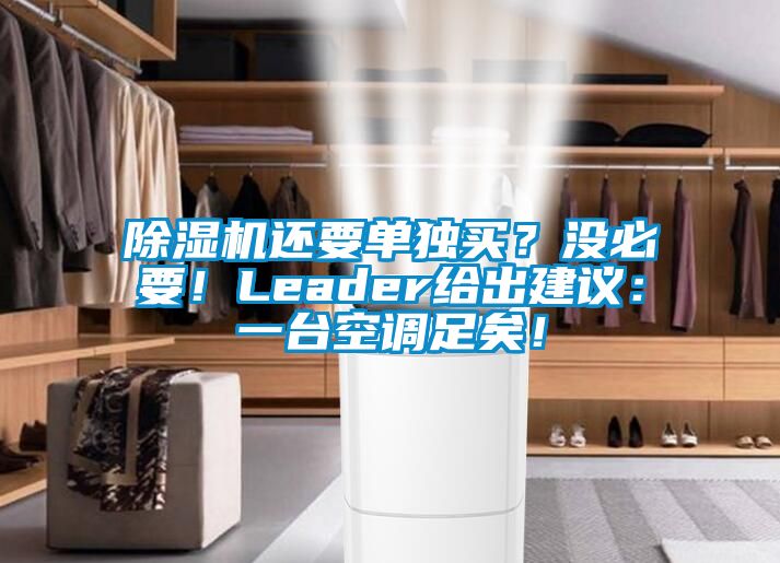 除濕機(jī)還要單獨(dú)買？沒必要！Leader給出建議：一臺空調(diào)足矣！